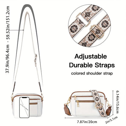 VEGAN -LEATHER CROSSBODY BAG