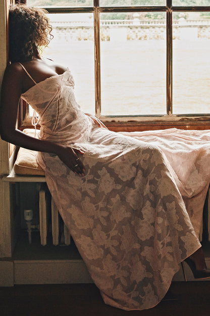 PAULETTE - LONG CORSET DRESS