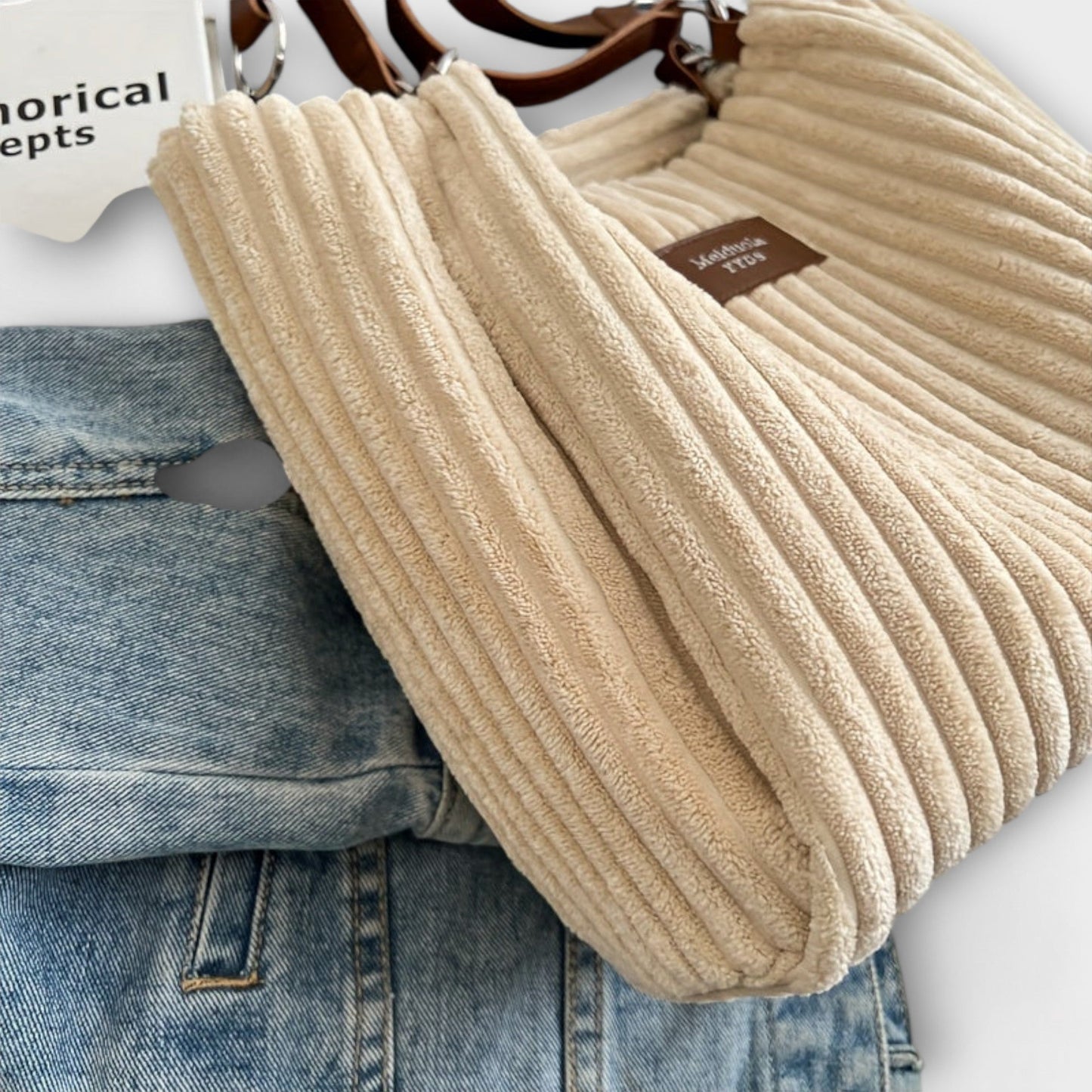 SOFT CORDUROY -SHOULDER BAG