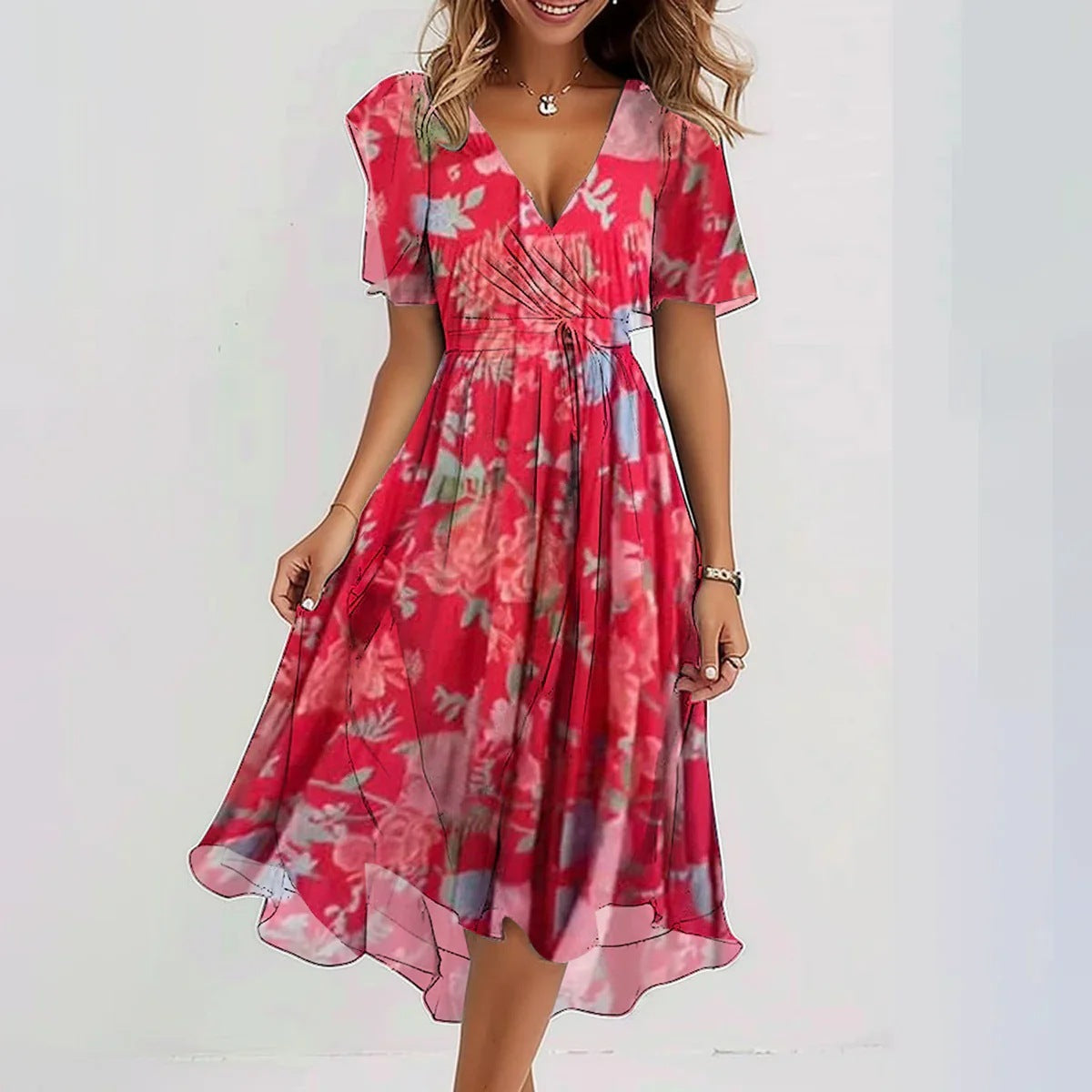 Sofia – graceful charm in a timeless spring dress