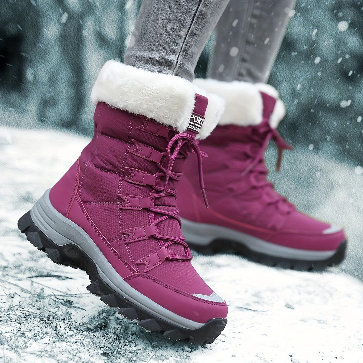MAYA - WATERPROOF INSULATED SNOW BOOTS