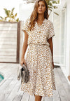 EDITH - ELEGANT V-NECK DRESS