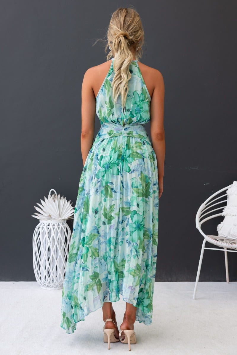 MAVIS - LONG FLORAL DRESS