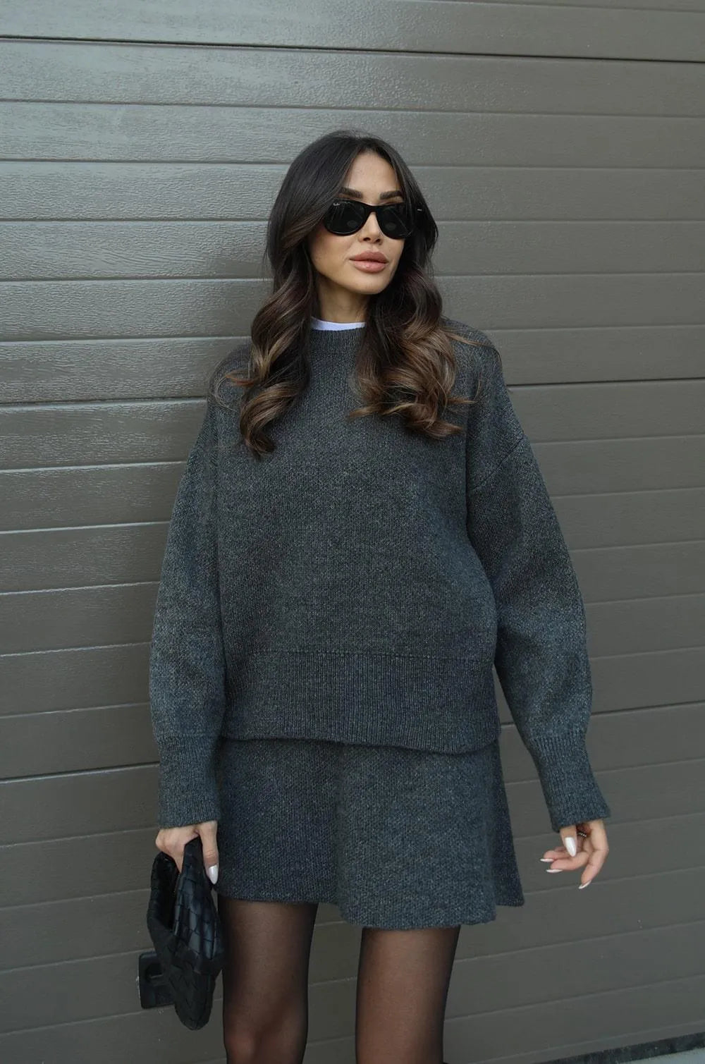 THE MAYE - KNIT SUIT (TOP + SKIRT)