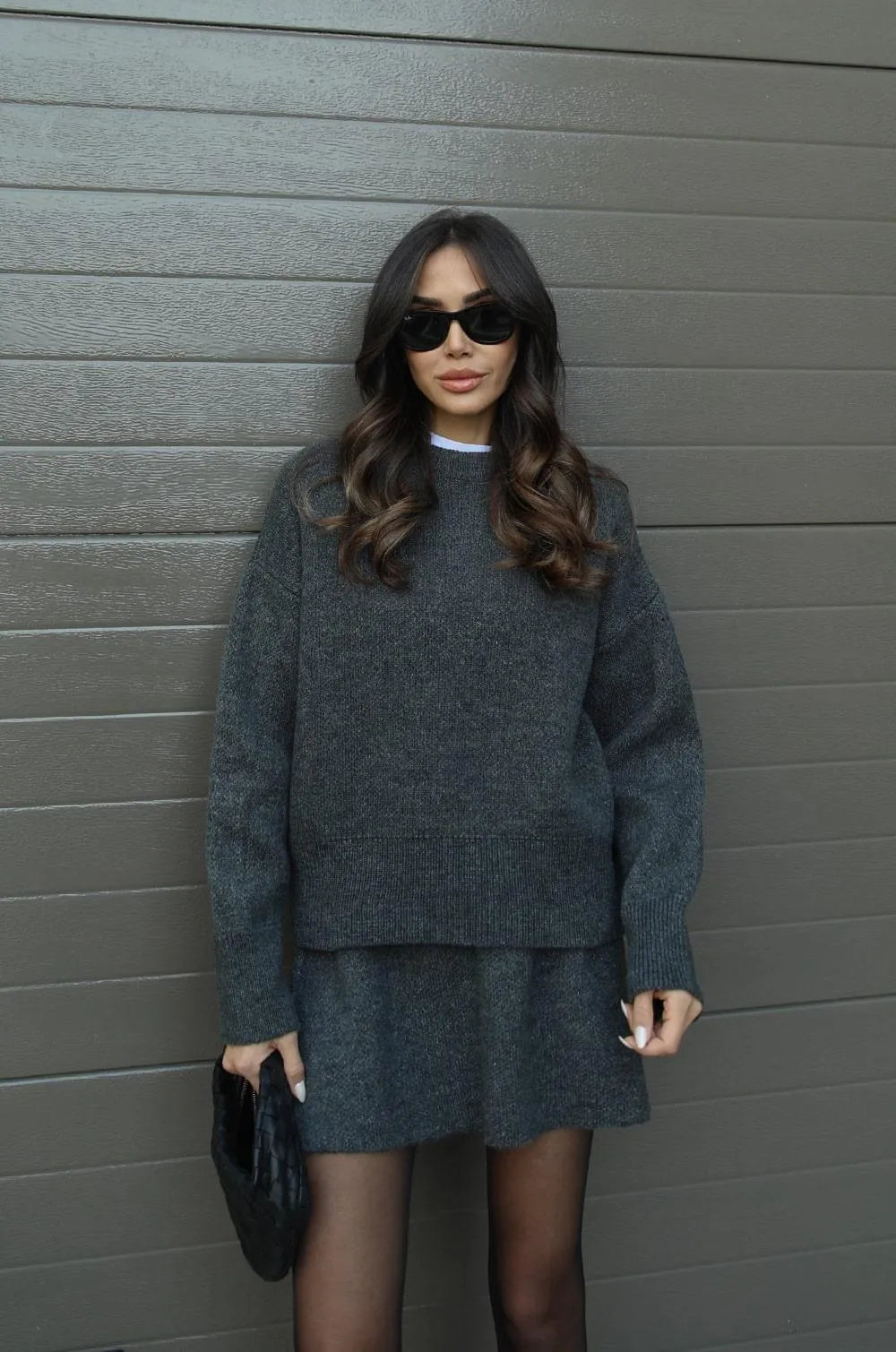 THE MAYE - KNIT SUIT (TOP + SKIRT)