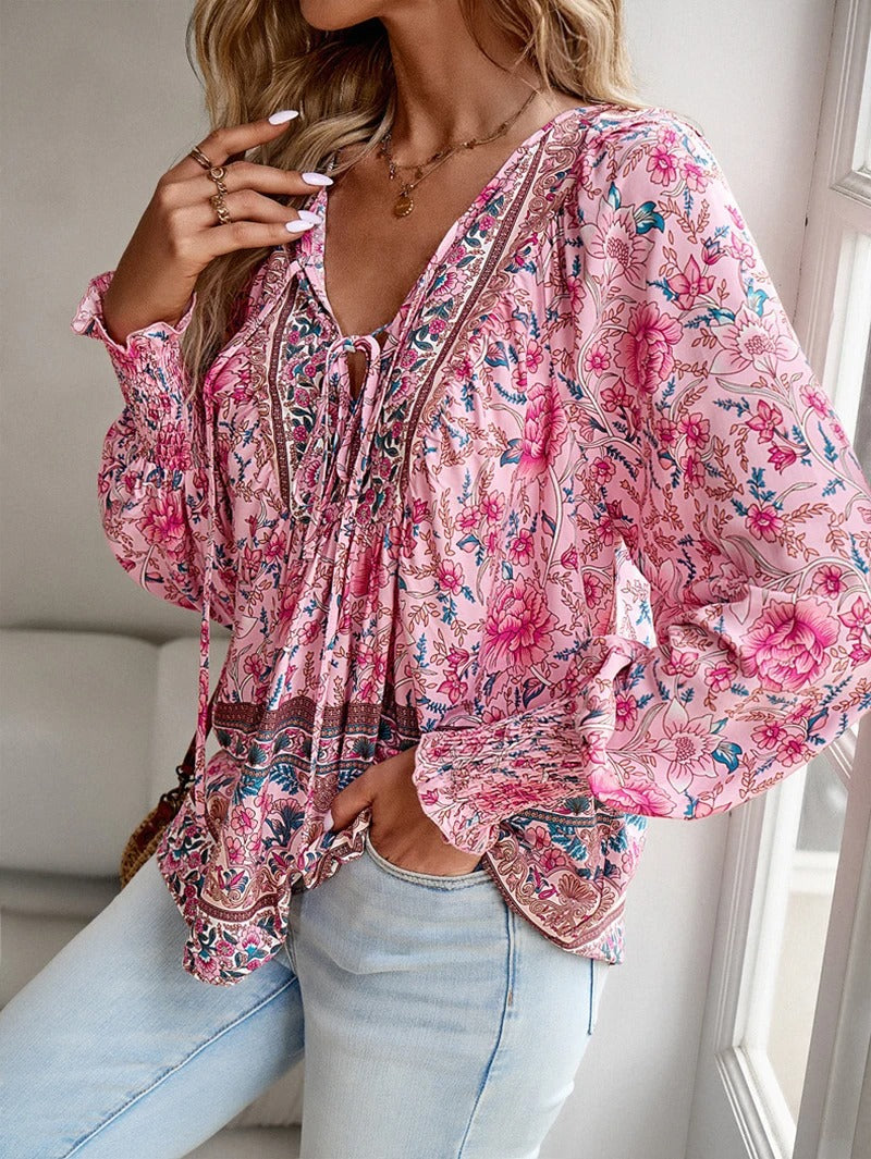 Helena – wild bloom summer top