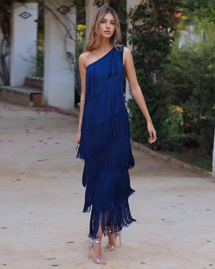PRISCILLA - ELEGANT OFF-SHOULDER DRESS