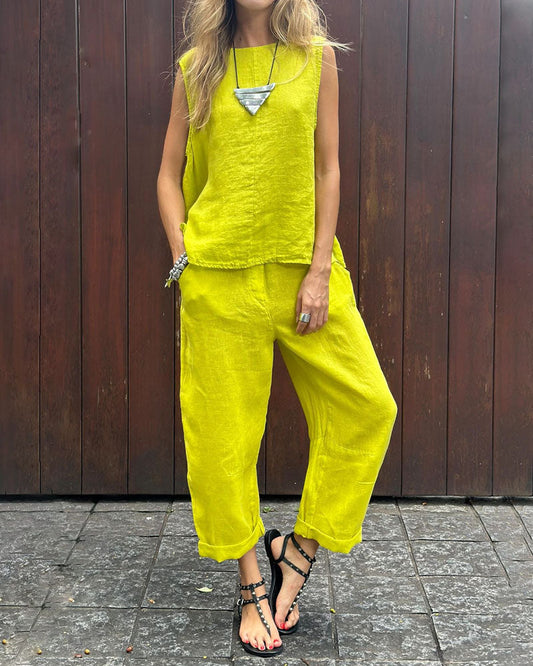 ZENNETH - EFFORTLESSLY STYLISH CASUAL TWO-PIECE ENSEMBLE