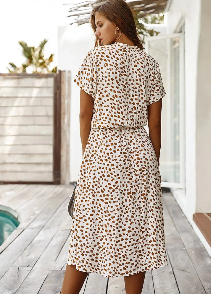 EDITH - ELEGANT V-NECK DRESS