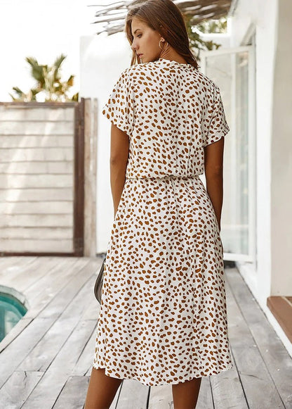 EDITH - ELEGANT V-NECK DRESS