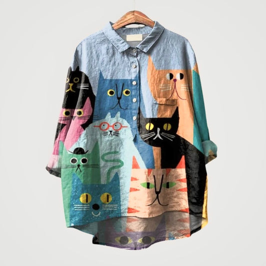 Liliana – playful charm oversized blouse