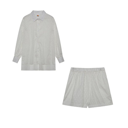 ELIZABETH - EFFORTLESSLY CHIC BREEZY SHIRT AND SHORTS ENSEMBLE