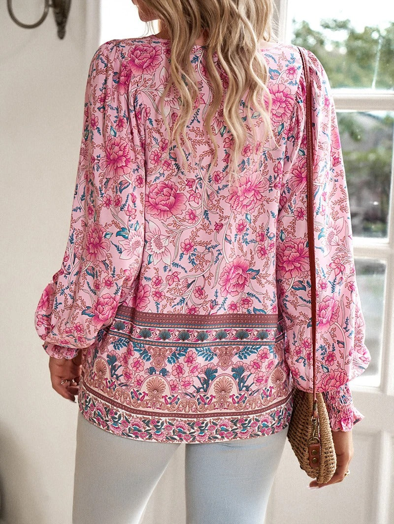 Helena – wild bloom summer top