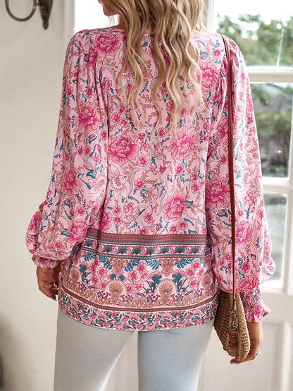Helena – wild bloom summer top