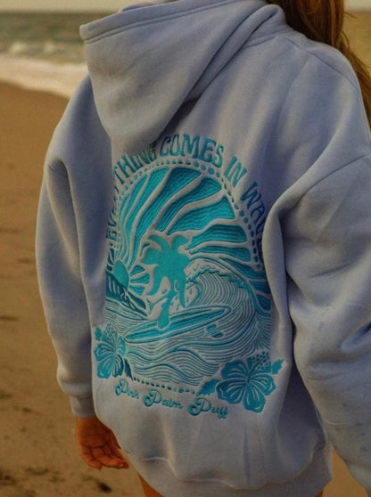 Madelyn – cloudsoft drape hoodie