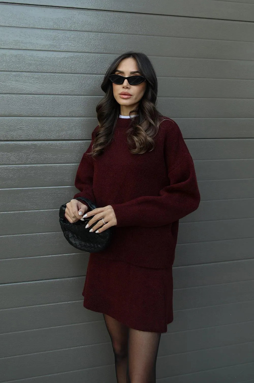 THE MAYE - KNIT SUIT (TOP + SKIRT)