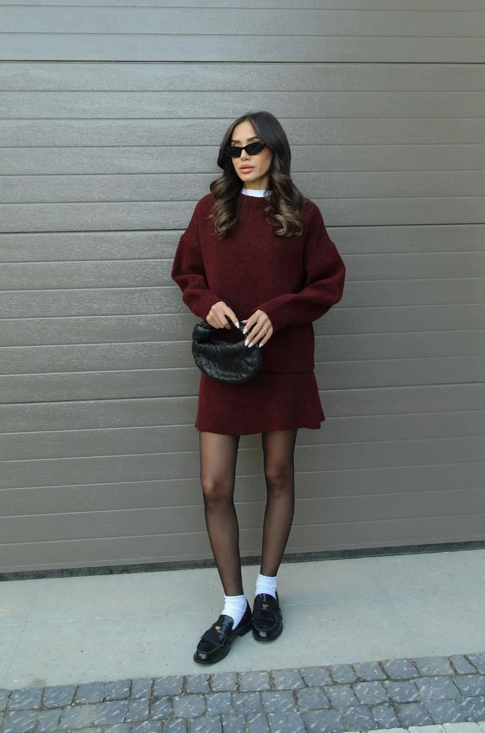 THE MAYE - KNIT SUIT (TOP + SKIRT)