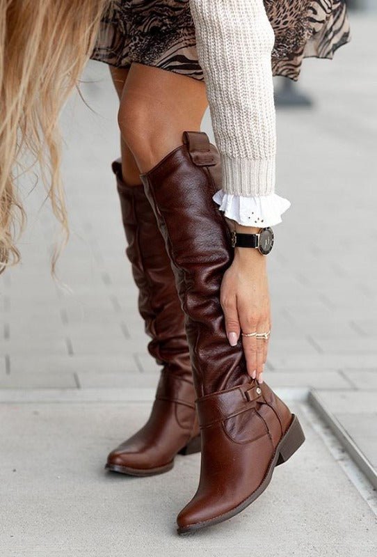 ALLISON - LEATHER BOOTS