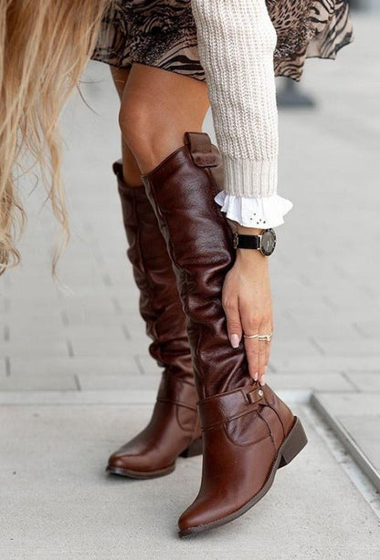 ALLISON - LEATHER BOOTS
