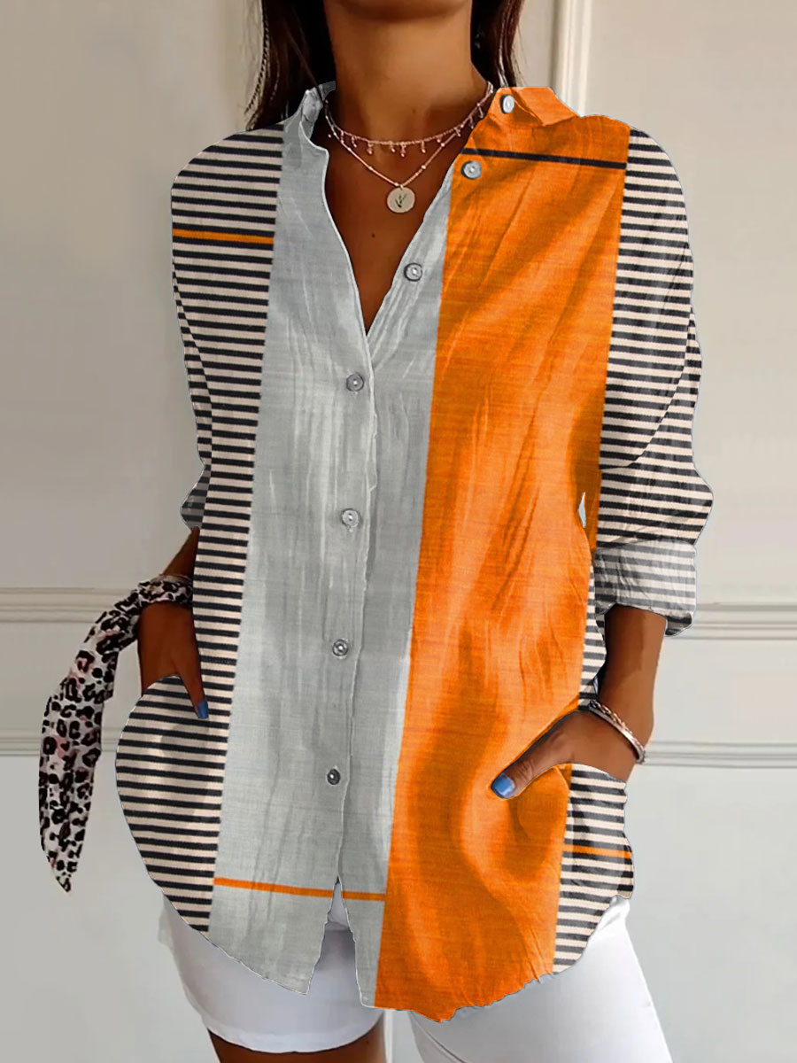 Vintage Boho Geometry – sunlit echoes cotton dress