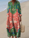 Enchanted Elegance – timeless bloom cotton dress