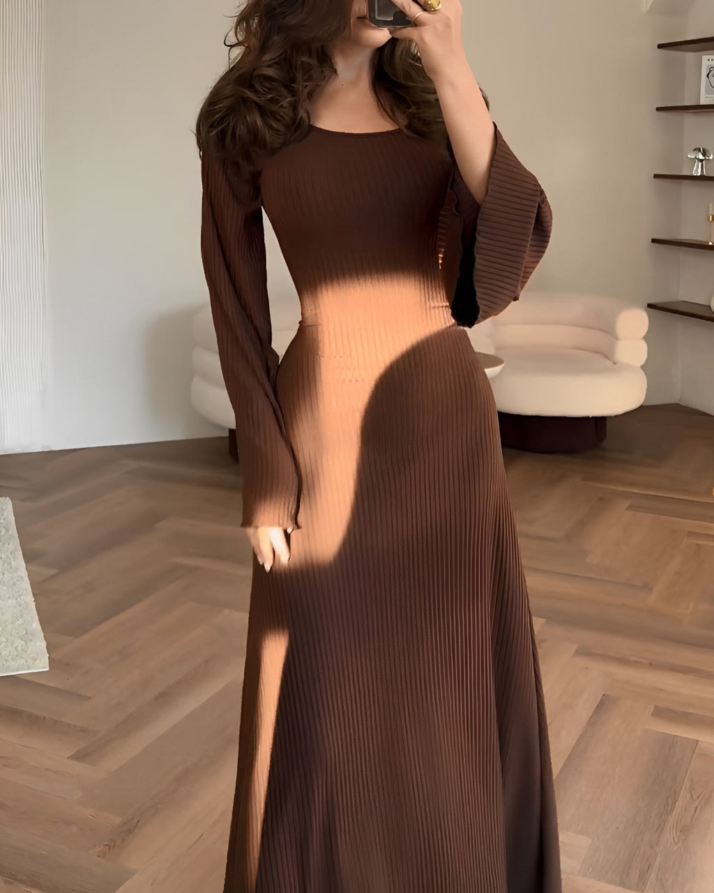 GABRIELLA - ELEGANT KNIT MAXI DRESS