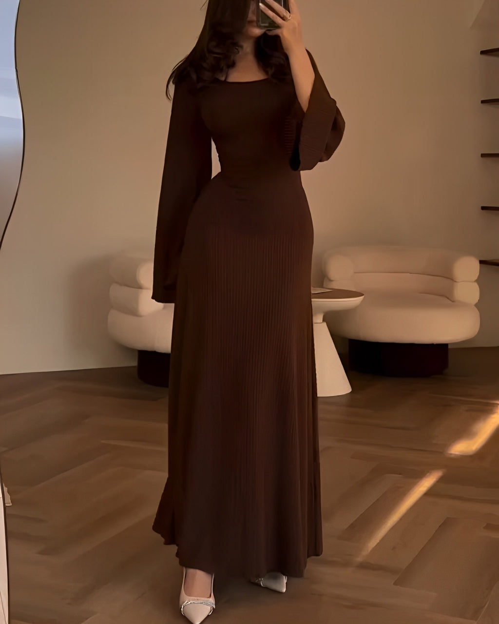 GABRIELLA - ELEGANT KNIT MAXI DRESS