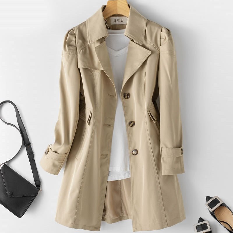 Mell – soft structure trench coat