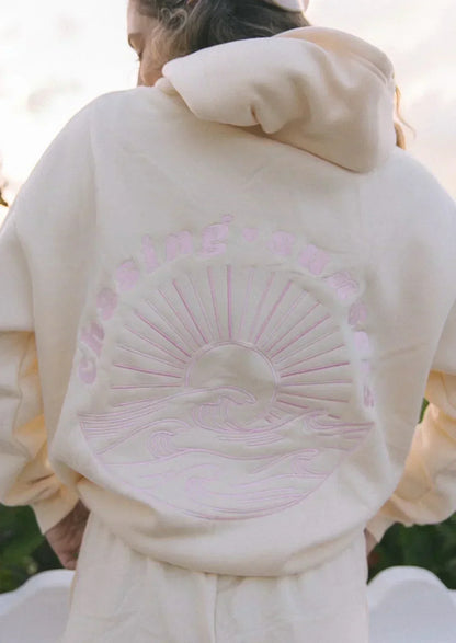 Madelyn – cloudsoft drape hoodie