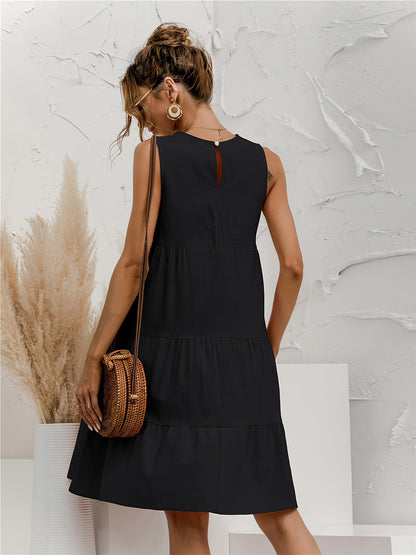 SELENA - TIERED TANK DRESS