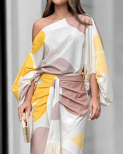 CHERRIE - MODERN PRINTED DRESS