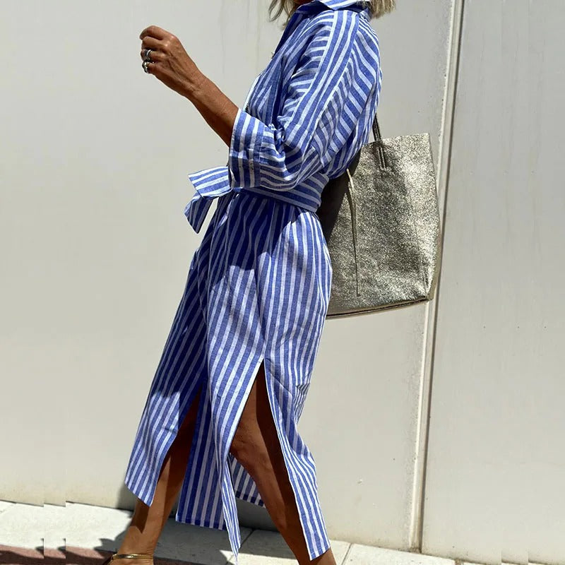 Armelle – sunlit stripes summer dress ( Almost sold out )
