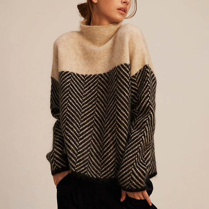 ISABELLE - HIGH-NECK SWEATER