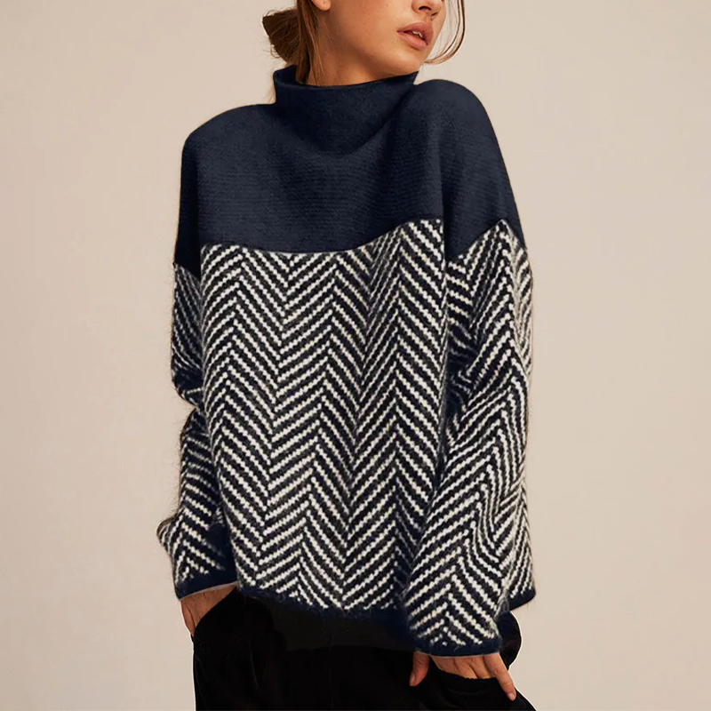 ISABELLE - HIGH-NECK SWEATER