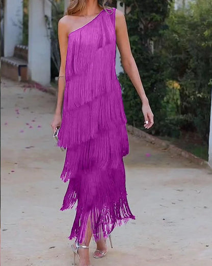 PRISCILLA - ELEGANT OFF-SHOULDER DRESS