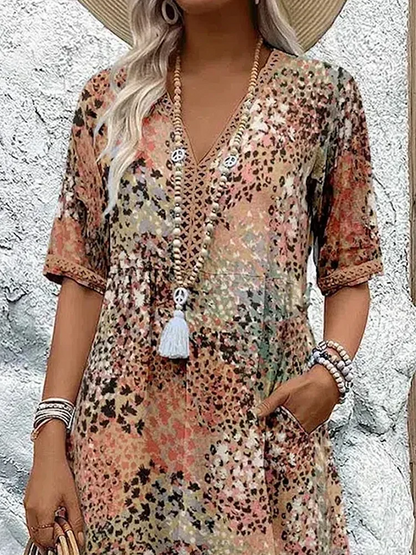 Dania – effortless charm midi with hidden pockets