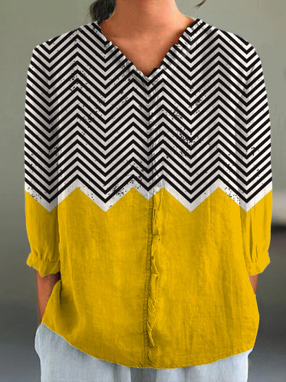 Women's Irregular Geometric Art Dress – abstract elegance in every line