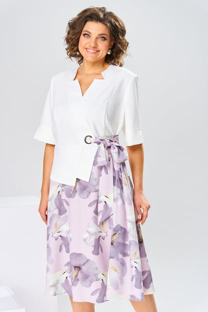 Aurelia – cotton & silk dress