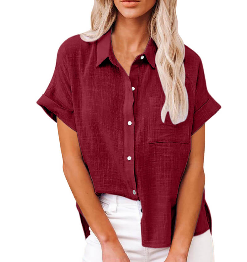 Adelene – ivory grace button blouse