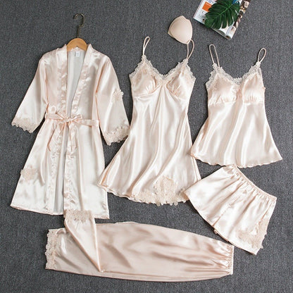 SEXY 5-PIECE NIGHTWEAR SET