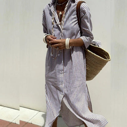 Armelle – sunlit stripes summer dress ( Almost sold out )