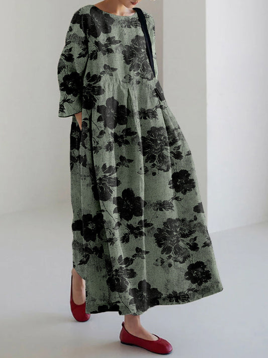 Nerisse – garden muse print dress
