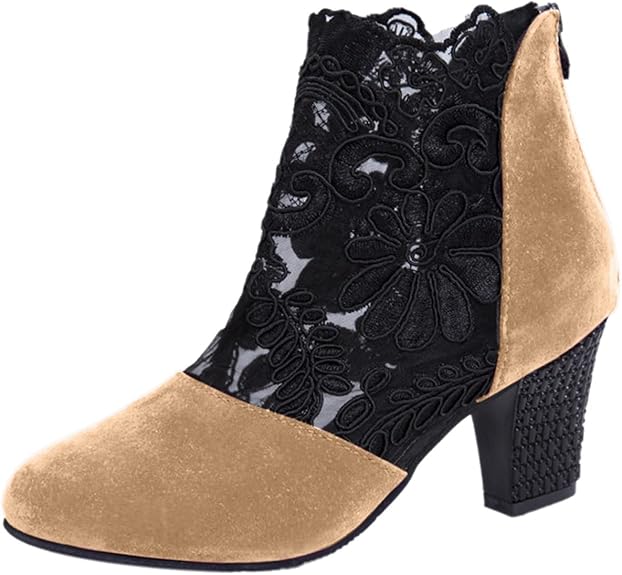 ELEGANT SUMMER PUMPS- WITH LACE & RHINESTONES