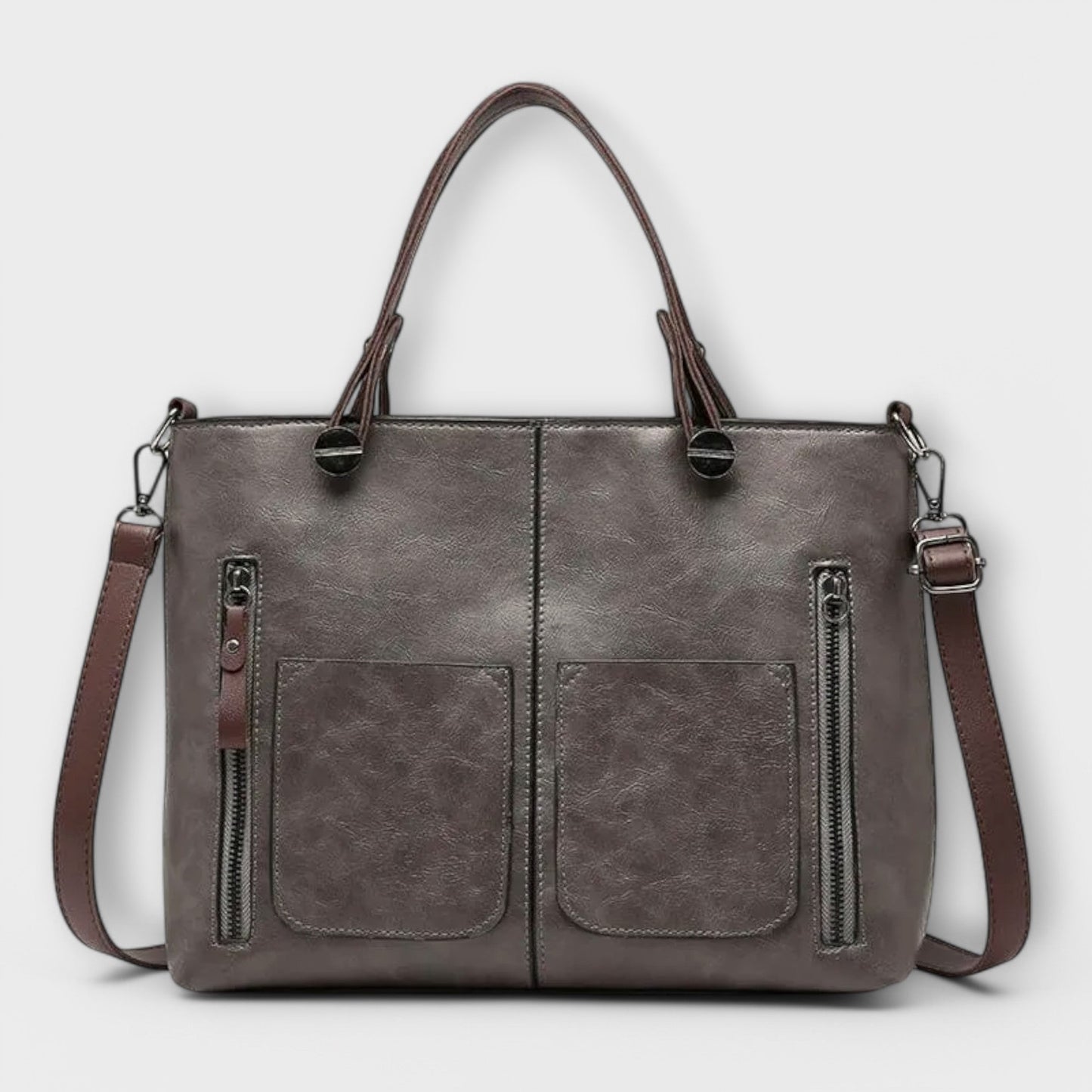 PREMIUM LEATHER HANDBAG - LUXURY & TIMELESS ELEGANCE
