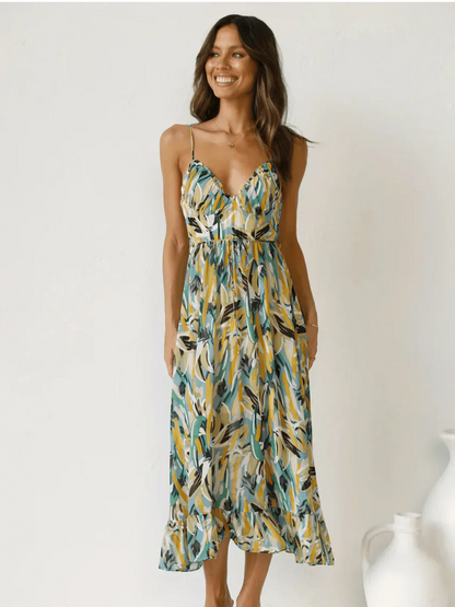 CHIARA - COLORFUL MIDI DRESS