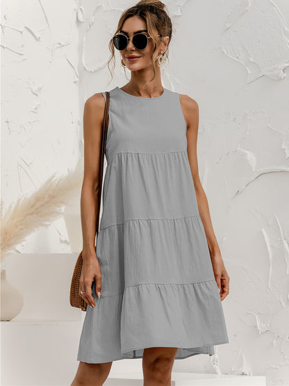 SELENA - TIERED TANK DRESS