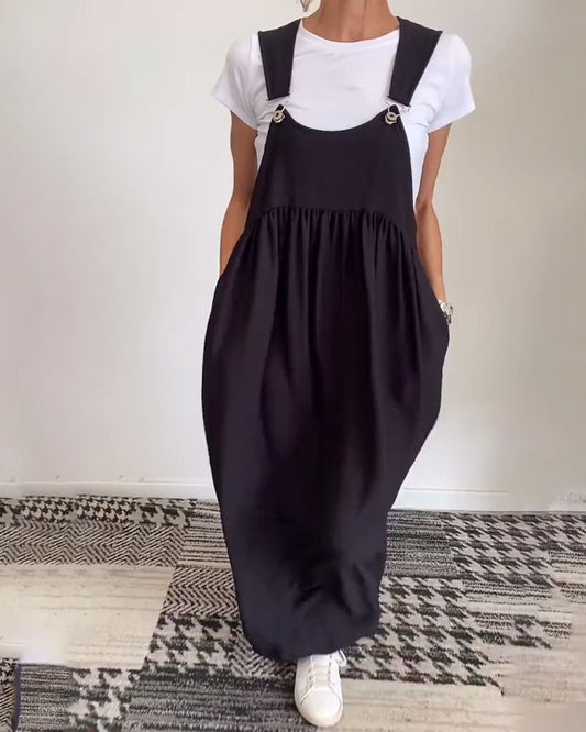 CAMILLE - FLUID DRESS WITHOUT SLEEVES
