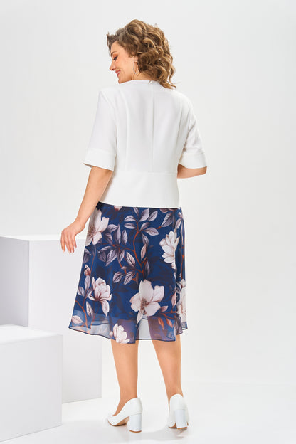 Aurelia – cotton & silk dress