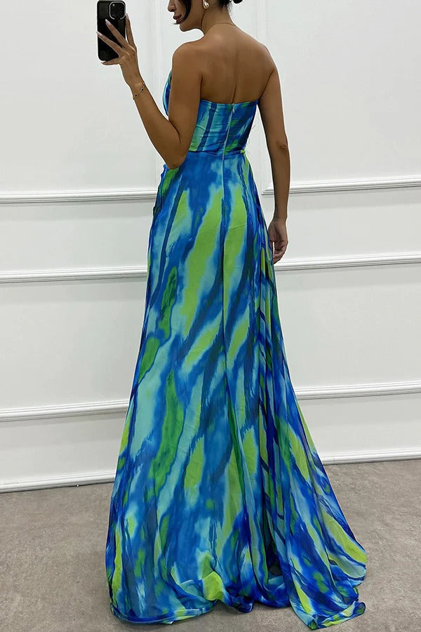 Elena – vintage allure maxi dress