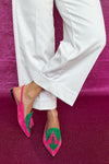Elviera – patchwork elegance on a whisper-thin heel